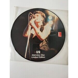 U2 Interview Disc Limited Edition Picture Vinyl LP Red Door Simon McKay 45 RPM